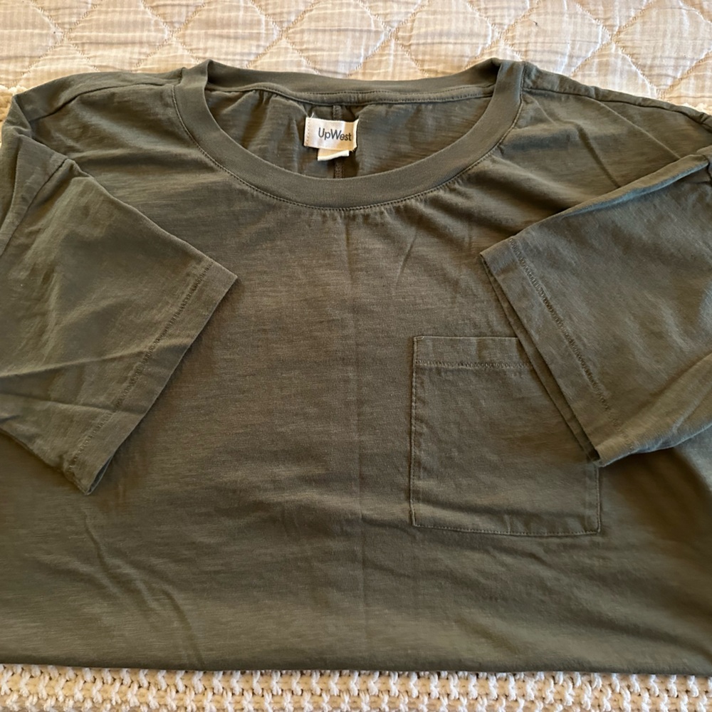 UpWest Anytime Oversize Crew Neck Pocket Tee